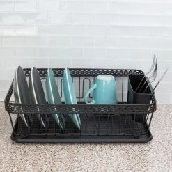 Promo ⌛ Home Basics 3 Piece Decorative Wire Steel Dish Rack, Black ❤️ -Home Basics Sales 00e90246f78445ea906d08cf4d8d902c 1080x