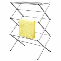 Top 10 👏 Home Basics 3-Tier Rust-Proof Enamel 🧥 Coated Steel Collapsible Clothes Drying Rack, Grey 😉