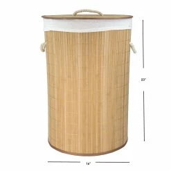 Cheapest 🔥 Home Basics Round Foldable Bamboo Hamper, Natural 🌟 -Home Basics Sales 03b224b2a4904ac4b0497eb6472c01ff a699360b b6f6 44e1 8d0f 43129ddbd6e3 1080x