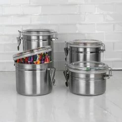 Hot Sale 😉 Home Basics 4 Piece Stainless Steel Canister Set 🔔 -Home Basics Sales 03cb8cc607254e5e9b9e982c2a4715b4 b2e6d77c 453f 4985 849d 248330cbc399 1080x