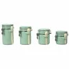 Brand new 🌟 Home Basics 4 Piece Ceramic Canisters with Easy Open Air-Tight Clamp Top Lid and Wooden Spoons, Mint 🔥 -Home Basics Sales 048f45c7911c43ce8759b4d5543c35d9 1080x