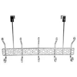 Coupon 🎁 Home Basics 5 Dual Hook Chrome Plated Steel Over the Door Hanging Rack 😉 -Home Basics Sales 0490f4810cfe4a34a5cef5d7d38e32bb 1080x