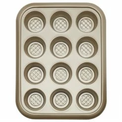 Budget 😍 Home Basics Aurelia Non-Stick 12-Cup Carbon Steel Cookie Sheet, Gold 🛒 -Home Basics Sales 05676301bb6d4a929d5da87242efa84e 1080x