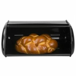 Promo 🤩 Home Basics Roll Up Lid Steel Bread Box, Black 😉 -Home Basics Sales 061402bd69634e1d9003bcbcbc25380b 1080x