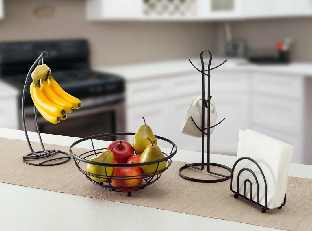 Discount ๐ Home Basics Wire Collection 6 Hook Mug Tree, Black ๐ 5 Discount ๐ Home Basics Wire Collection 6 Hook Mug Tree, Black ๐ - Image 3