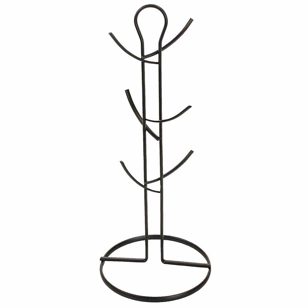 Discount ๐ Home Basics Wire Collection 6 Hook Mug Tree, Black ๐ 3 Discount ๐ Home Basics Wire Collection 6 Hook Mug Tree, Black ๐