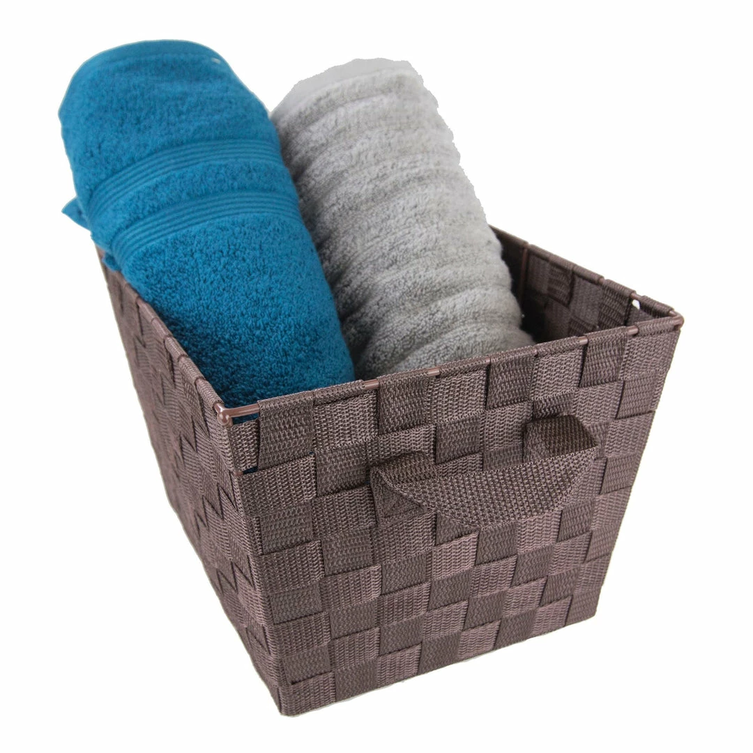 Top 10 ๐ Home Basics Polyester Woven Strap Open Bin, Brown โญ 8 Top 10 ๐ Home Basics Polyester Woven Strap Open Bin, Brown โญ - Image 6