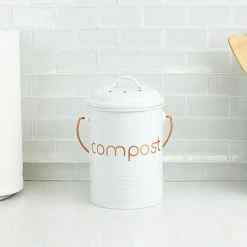 Brand new ❤️ Home Basics Grove Compact Countertop Compost Bin, White ⌛ 12 Brand new ❤️ Home Basics Grove Compact Countertop Compost Bin, White ⌛ -Home Basics Sales 0b514829e5ea4f229d6c7b373cbb2ab7 53633621 4305 4862 8316 d35f86811cd5 1080x
