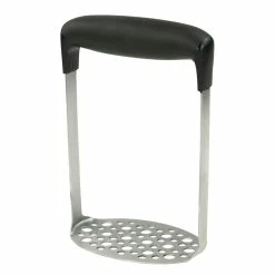 Outlet 🧨 Home Basics Stainless Steel Potato Masher, Silver 🎉