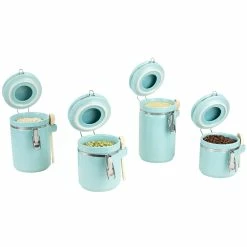 Best reviews of 😍 Home Basics 4 Piece Ceramic Canister Set with Wooden Spoons, Turquoise 🥰 -Home Basics Sales 0cdd7641e94b4b8294f3d67ec77920cb a71d1982 4799 40f7 9e9e 460823263d6f 1080x
