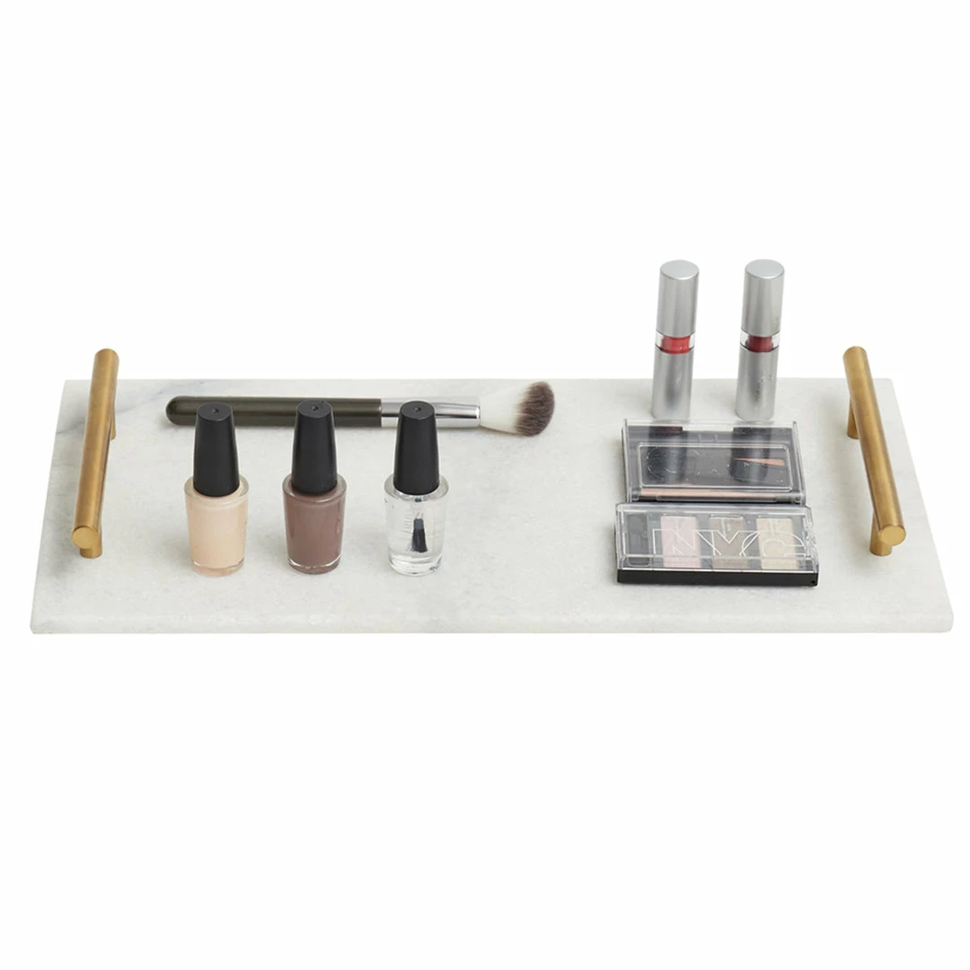 Best Pirce 💯 Home Basics Marble Serving Tray, White 💯 6 Best Pirce 💯 Home Basics Marble Serving Tray, White 💯 - Image 4