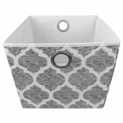 Budget 🔔 Home Basics Arabesque Large Non-Woven Open Storage Tote, Grey 😉 -Home Basics Sales 108f6fec4f6140ad851387daf6eff623 1080x