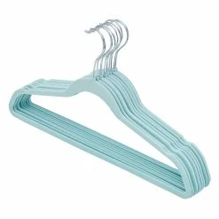 Best Sale ✔️ Home Basics Velvet Hanger, (Pack of 10), Mint 😉