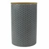 Brand new ❤️ Home Basics Honeycomb Large Ceramic Canister, Grey 😀 -Home Basics Sales 12930ba5ca69474da5fa14986e4a3f58 1080x