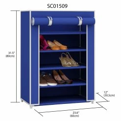 Cheapest 👍 Home Basics 5 Tier Non Woven 👟 Shoe Closet, Navy ❤️ -Home Basics Sales 13be60ddfa354c4b805f6664947fc613 3894c2ae 2187 4bd9 a84c 46ac0b591c35 1080x