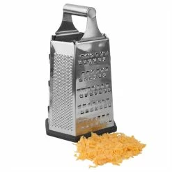 Flash Sale 🤩 Home Basics Heavy Weight 6 Sided Stainless Steel Cheese Grater with Non-Skid Rubber Base, Black 🔔 -Home Basics Sales 13c6478cd4b5406a93ae84ef69d0e380 1080x