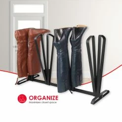 Top 10 🔥 Home Basics Adjustable 4 Pair Plastic Boot Rack Organizer, Black 👍 -Home Basics Sales 1606fef07c724eb8a40481bf61562e67 8140d37a 0f7d 40a0 8539 c418a6458206 1080x