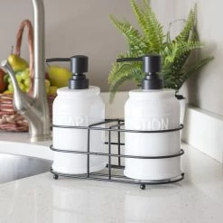 Wholesale π Home Basics 2 Piece Embossed Glazed Ceramic Soap Dispenser with Dual Compartment Metal Rack, White π€© 12 Wholesale π Home Basics 2 Piece Embossed Glazed Ceramic Soap Dispenser with Dual Compartment Metal Rack, White π€© -Home Basics Sales 16faafca60fe4d56b75af82214341df1 4520db85 94ae 40f0 9153 4ba5eaf6adcb 1080x