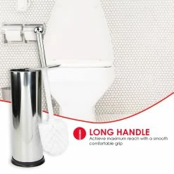 Coupon ⭐ Home Basics Hide-Away and Splash Proof Polished Stainless Steel Toilet Brush with Non-Skid Hygienic Holder, Silver 🎁 -Home Basics Sales 1754870999ec4d8dba4865efb0059ed5 a72a976e b2f3 4cb1 a494 70f7fe0187f9 1080x
