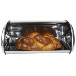Brand new ✨ Home Basics Roll-Top Lid Stainless Steel Bread Box, Silver ❤️ -Home Basics Sales 175f7279657d46f78c515ed6c34dfb65 1080x