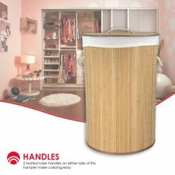 Cheapest 🔥 Home Basics Round Foldable Bamboo Hamper, Natural 🌟 -Home Basics Sales 176f181bd4cf4c66bb1a22dc01aa96c0 346a6898 62b4 47be 96c5 92ed0d27e022 1080x