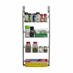 Best deal 💯 Home Basics Heavy Duty 4 Tier Over the Door Metal Pantry Organizer, Grey 😉 -Home Basics Sales 1b3036de462241e79881a22042e0f8da 52f15ee8 4fa8 41a9 9966 7bb84aa9da50 1080x