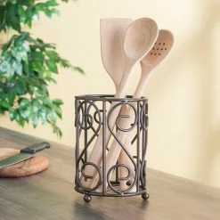 Deals 🥰 Home Basics Scroll Collection Steel Cutlery Holder with Mesh Bottom and Non-Skid Feet, Bronze 😍 -Home Basics Sales 1b78b7138dac483c8a7c339ce5dcd5a8 ac552c78 8513 43b0 9dfe 3028f2ec5829 1080x