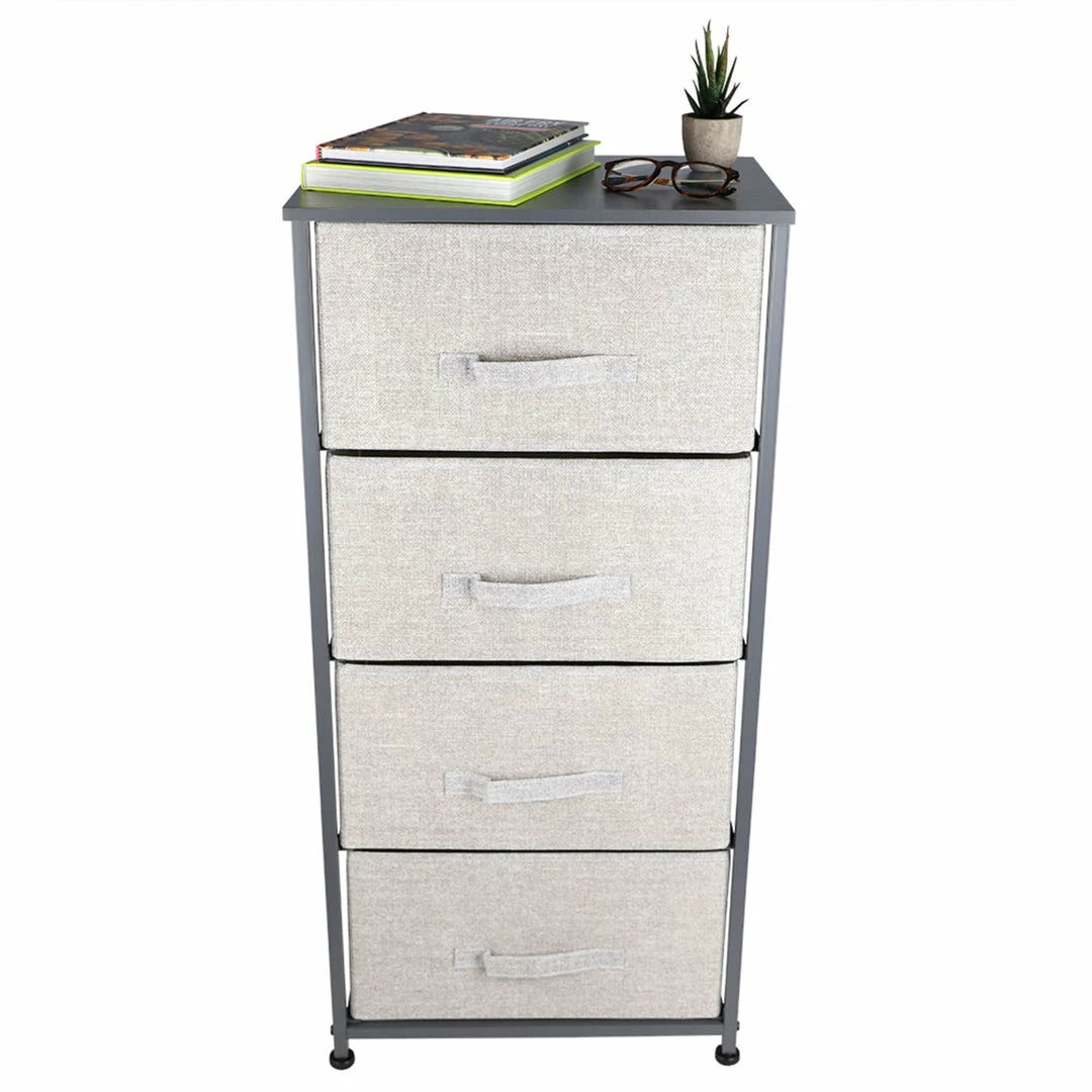 Best Pirce 🌟 Home Basics 4 Drawer Storage Organizer, Grey ✔️ 7 Best Pirce 🌟 Home Basics 4 Drawer Storage Organizer, Grey ✔️ - Image 5