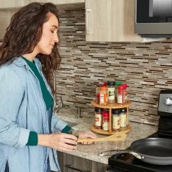 Outlet 🎉 Home Basics 2 Tier Bamboo Lazy Susan 🔔 -Home Basics Sales 1ec74b82197b45bf88f486586e16b209 1080x