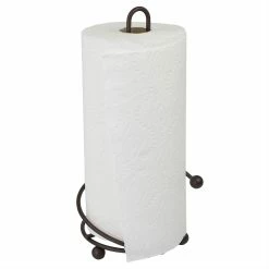 Best Pirce 🧨 Home Basics Wire Collection Paper Towel Holder, Bronze 🎁
