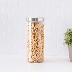 Top 10 😍 Home Basics X-Large 67oz. Round Glass Canister with Air-Tight Stainless Steel Twist Top Lid, Clear 😍 12 Top 10 😍 Home Basics X-Large 67oz. Round Glass Canister with Air-Tight Stainless Steel Twist Top Lid, Clear 😍 -Home Basics Sales 1f98f45dfca6461ca60925d974249dab f09dd16c 619a 4e32 9977 d3efe2cae611 1080x