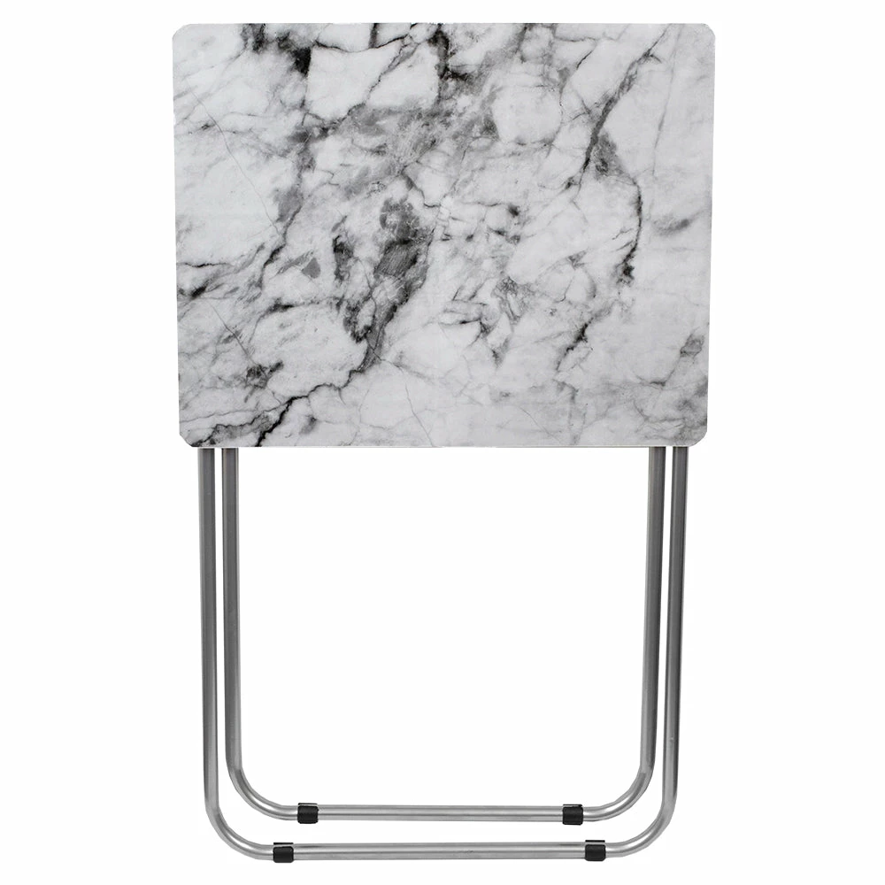 Best Pirce π Home Basics Marble Multi-Purpose Foldable Table, Grey/White π 8 Best Pirce π Home Basics Marble Multi-Purpose Foldable Table, Grey/White π - Image 6