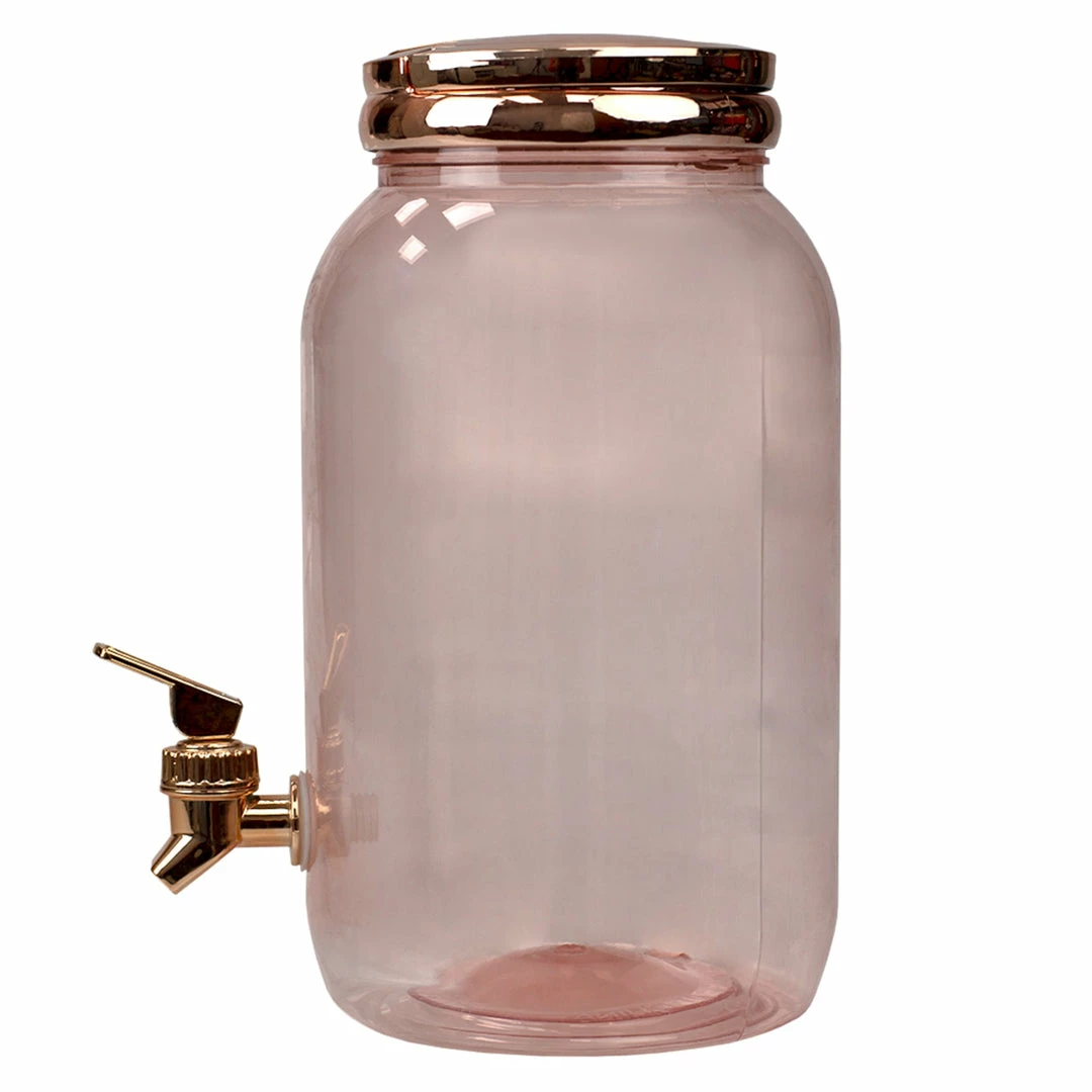Deals 😀 Home Basics 3.78 Lt Plastic Beverage Dispenser, Rose Gold 😀 7 Deals 😀 Home Basics 3.78 Lt Plastic Beverage Dispenser, Rose Gold 😀 - Image 5