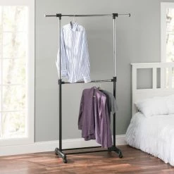 Coupon ✨ Home Basics 2 Tier Expandable Garment Rack, Black 🌟 -Home Basics Sales 22e5af913fb44dfa99d081073a07502c 62b74ad4 83cd 4017 ad34 88de153f58b8 1080x