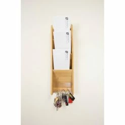 Best deal 😍 Home Basics 3 Tier Bamboo Letter Rack with Key Hooks 🌟 -Home Basics Sales 2392d13eac334a6abac39c3054deb782 1080x