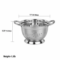 Best deal 🔥 Home Basics 3 QT Deep Colander with High Stability Base and Open Handles, Silver ⌛ -Home Basics Sales 23a676401e594ab4b45fa73c9be10cfd ed838ce7 0187 4fb1 b576 f688b54d40eb 1080x