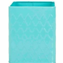 Brand new ❤️ Home Basics Tin Utensil Holder, Turquoise 🌟