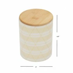 Best deal 😍 Home Basics Diamond Stripe Medium Ceramic Canister with Bamboo Top ❤️ 9 Best deal 😍 Home Basics Diamond Stripe Medium Ceramic Canister with Bamboo Top ❤️ -Home Basics Sales 2443d1d9838b459aaf41b0561259af0e 1080x