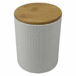 Coupon 🛒 Home Basics Wave Medium Ceramic Canister, White ⭐ -Home Basics Sales 2655e54099db491e8505b5f0205e903a 1080x