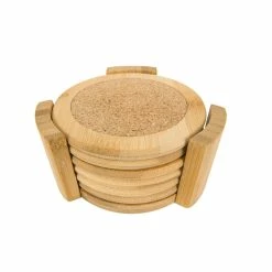 Best reviews of 🛒 Home Basics 4.5" Bamboo Coaster Set, (Pack of 6) with Holder, Natural 😀 -Home Basics Sales 269ed7b4570641a39e1718e70a8a419a 1080x