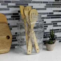 Top 10 👏 Home Basics 153.6 oz. X-Large Glass Mason Canister Jar, Clear 😍 -Home Basics Sales 2ac0e810393e42a5b9b957464cee7824 0b2f79fa 75bd 4a58 bf9a 7350cced9aca 1080x