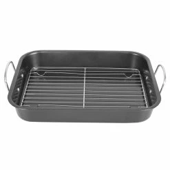 Wholesale ⭐ Home Basics Roast Pan with Grill Rack, Grey 👏 -Home Basics Sales 2b911b73ef8c49d28f70e561f625e2bd 1080x