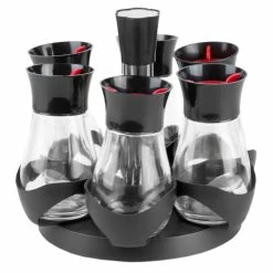 Promo 🧨 Home Basics Contemporary Gourmet Revolving 6-Jar Spice Rack, Black 👍 -Home Basics Sales 2bf549c4c39146b78e38a2275704b561 1080x
