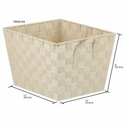 Deals ✔️ Home Basics Woven Strap Open Bin, Ivory 💯 -Home Basics Sales 2bff3956e2504178a95152eb3f354909 1080x