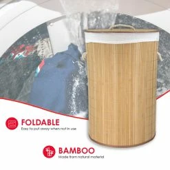 Cheapest 🔥 Home Basics Round Foldable Bamboo Hamper, Natural 🌟 -Home Basics Sales 2c463a5c94224d5bb029ddbda8184cd5 1efc2b83 2428 4eb3 8f1d ccc675dffe3f 1080x