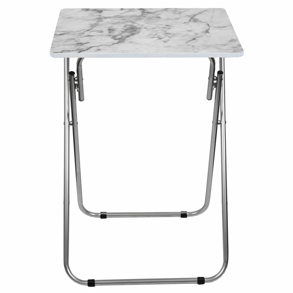 Best Pirce π Home Basics Marble Multi-Purpose Foldable Table, Grey/White π 7 Best Pirce π Home Basics Marble Multi-Purpose Foldable Table, Grey/White π - Image 5
