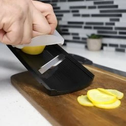 Budget ✔️ Home Basics Plastic Mandolin Slicer with Handle, Black 🥰 -Home Basics Sales 2e98363108a0460c9a64a2586a64c83a 1080x