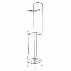 Promo ๐ Home Basics Chrome Plated Steel Bath Tissue Organizer โ