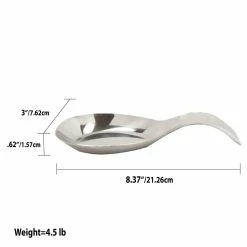 New ⌛ Home Basics No-Drip Curved Counter top and Stove top Stainless Steel Spoon Rest , Silver 👏 -Home Basics Sales 32916eded1f54a598f539333ace1ceb9 1080x
