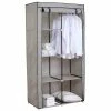 Cheap 🧨 Home Basics 6 Tier Portable Free-Standing Multi- Purpose Closet Organizer Non-woven Fabric Shelves and 43" Wide Steel Hanging Rod, Grey 🌟 -Home Basics Sales 32c706f3fd4c46029a04a99349899210 1080x